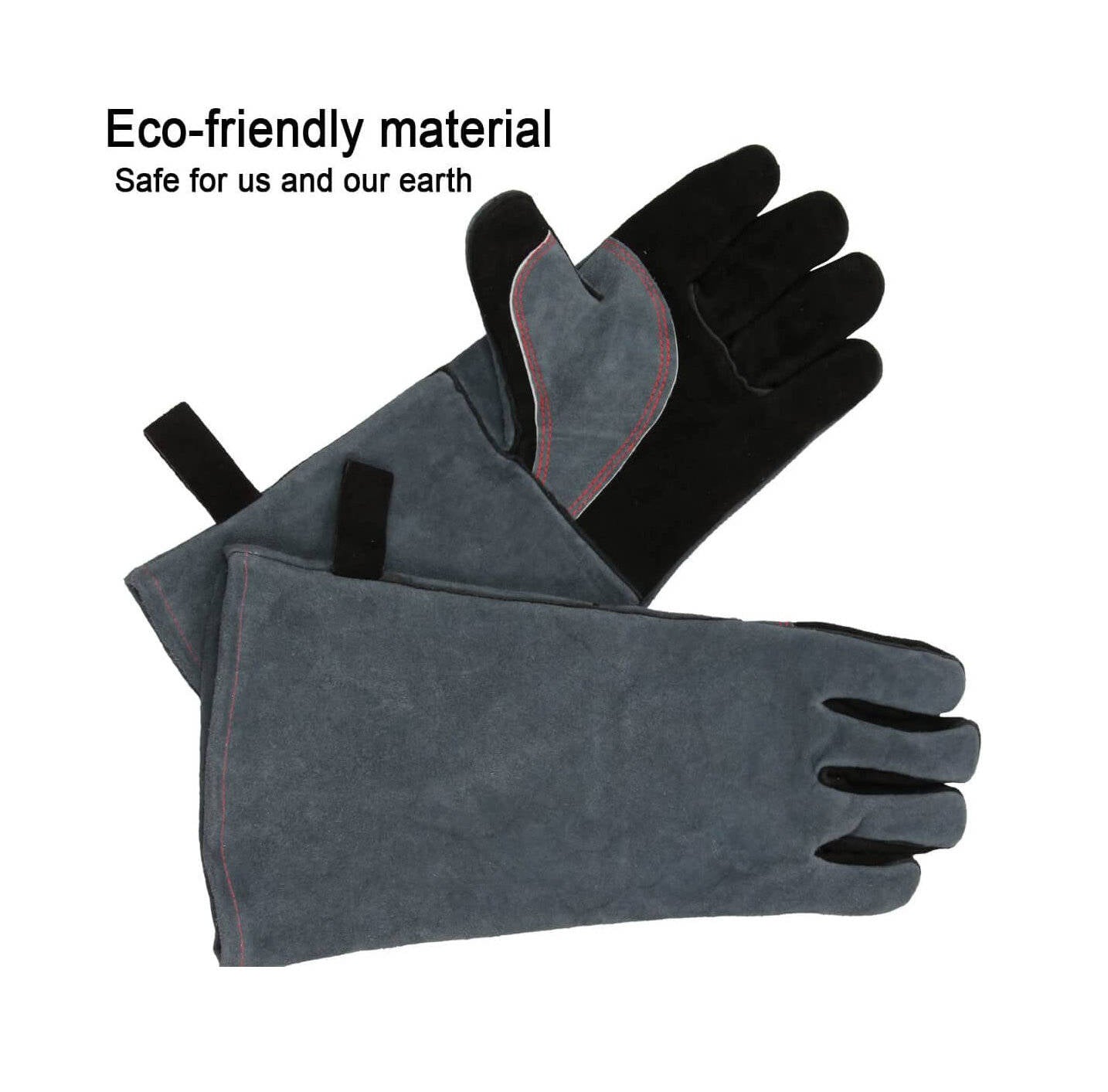 Extreme Heat Resistant Safety Gloves, BBQ Grill Welding Mittens, High Temperature Protective Gloves