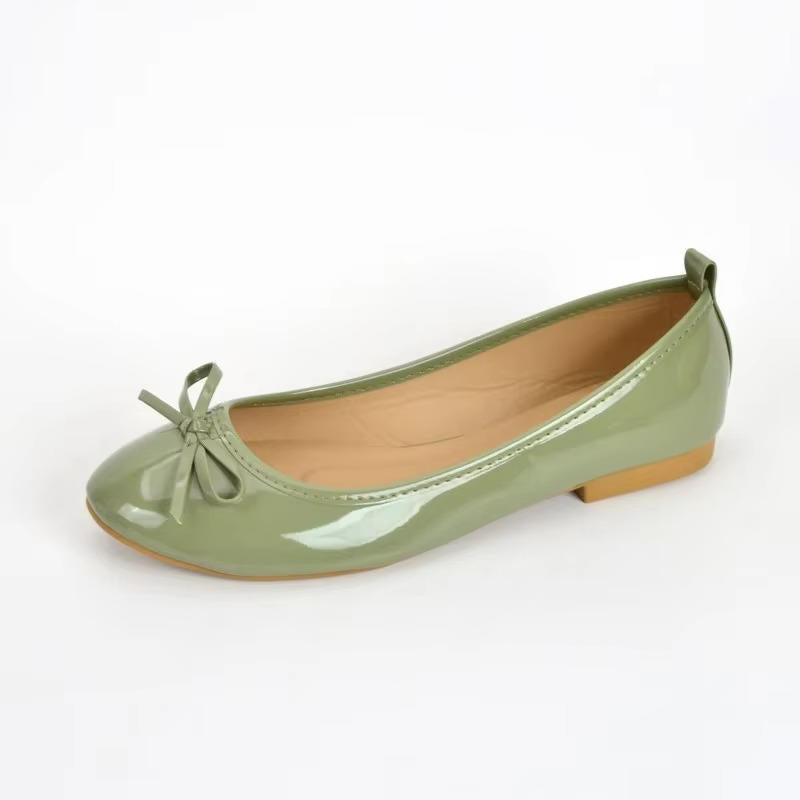 Womens Ballet Flats with Arch Support and Cushioned Insole, Slip-On Design