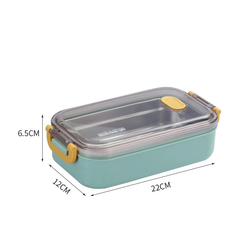 Insulated Stainless Steel Lunchbox, Leak Proof Food Container, Dishwasher Safe Lunch Box for Work, School, Travel and Everyday Meal Prep