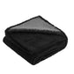 Waterproof Dog Blanket with Sherpa Fleece and Raised Edge Design