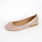 Womens Ballet Flats with Arch Support and Cushioned Insole, Slip-On Design
