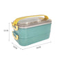 Insulated Stainless Steel Lunchbox, Leak Proof Food Container, Dishwasher Safe Lunch Box for Work, School, Travel and Everyday Meal Prep