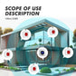 Emergency Button for Elderly, Medical Alert for Seniors, Nurse Calling System & Caregiver Pager, Wireless SoS Panic Alert