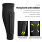 Soccer Shin Guards with Honeycomb Cushioning and Compression Fit