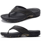 Mens Athletic Sandals with Orthopedic Arch Support and Cushioned Straps