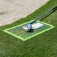 Golf Swing Training Mat with Instant Divot Feedback and Sequined Impact Surface, Portable