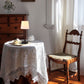 Rechargeable Table Lamp with Touch Dimming Control and Fabric Shade
