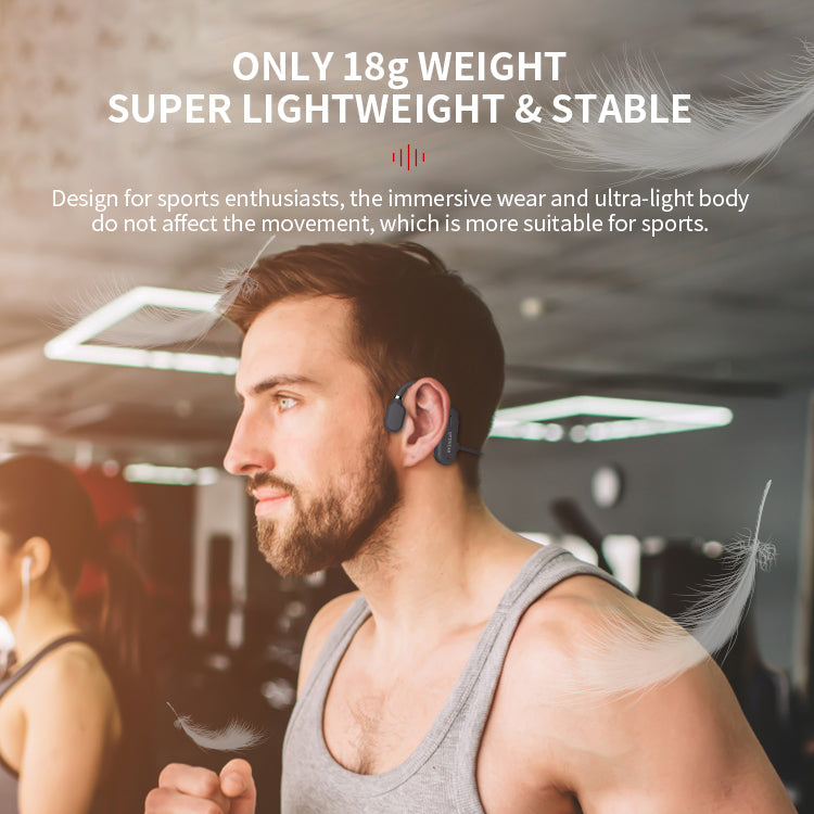 Bone Conduction Bluetooth Headphones Waterproof Wireless Stereo