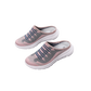 Easy Slip-On Comfort Flat Mules -Pink - Ozerty