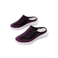 Easy Slip-On Comfort Flat Mules -Purple - Ozerty