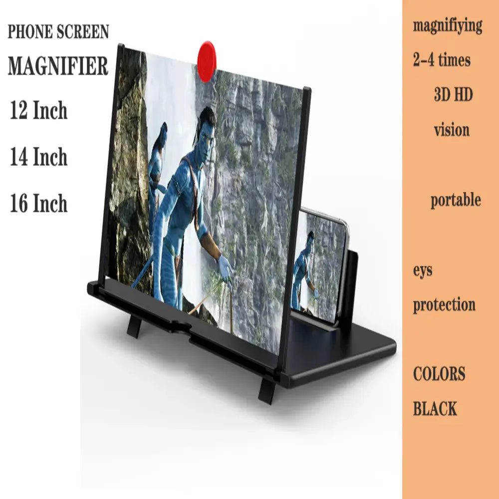 16 Inch Phone Screen Magnifier for Movies, Videos, and Gaming