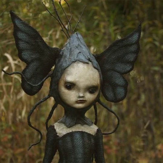 Creepy Witch Sculptures, Dark and Bizarre Art Halloween Decoration