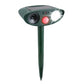 Deer Repellent with Solar Motion Sensor and Ultrasonic Pulses, 4-Pack