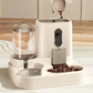 Automatic Gravity Pet Feeder with Dual Bowls and Water Control