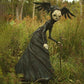 Creepy Witch Sculptures, Dark and Bizarre Art Halloween Decoration