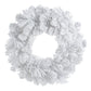 22"-24" Flocked White Pine Wreath Item Number: 85875WR24