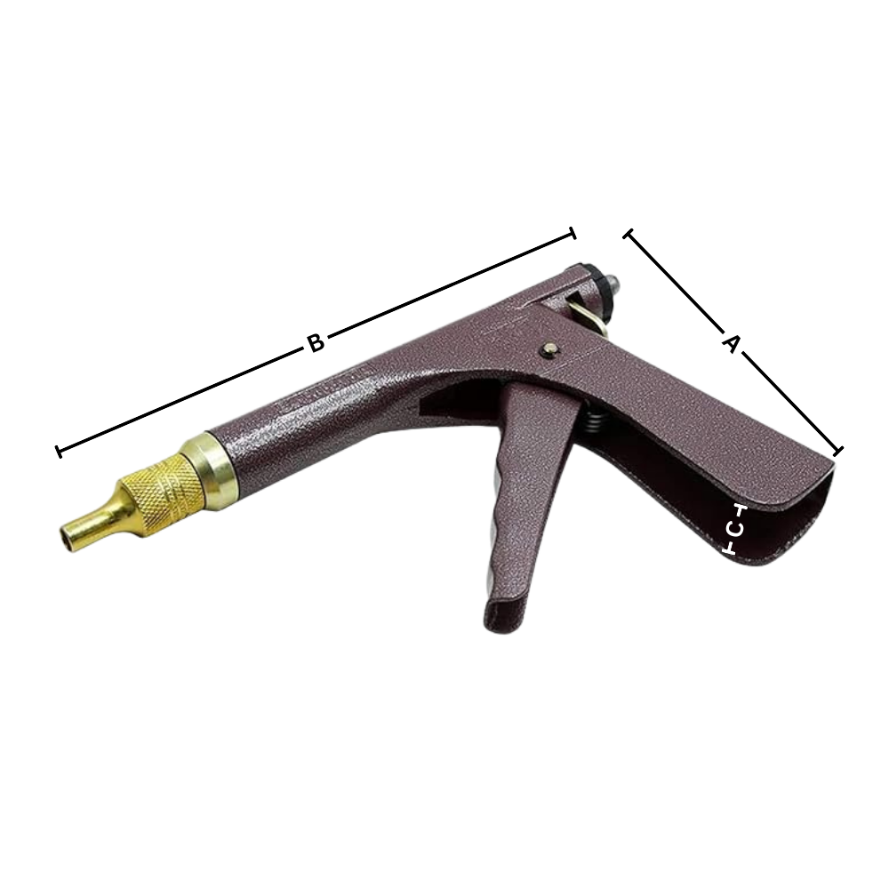 Automatic Tubeless Tire Repair Tool with Mushroom Plugs and Trigger Mechanism