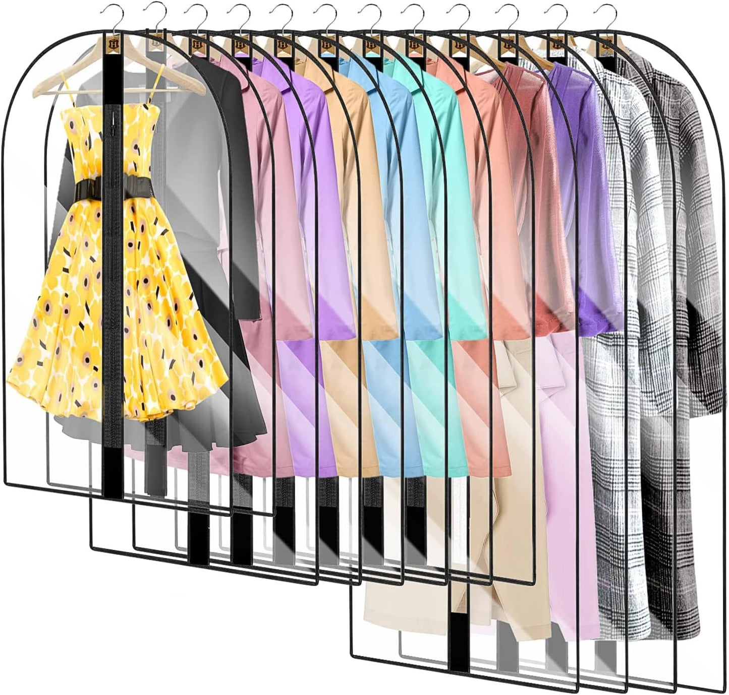 71-Inch Garment Bag with Full-Length Zipper and Dual Handles for Gowns