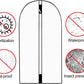 71-Inch Garment Bag with Full-Length Zipper and Dual Handles for Gowns