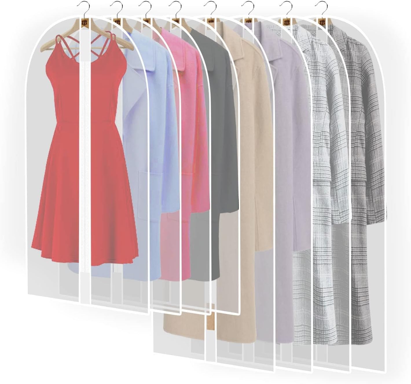 71-Inch Garment Bag with Full-Length Zipper and Dual Handles for Gowns