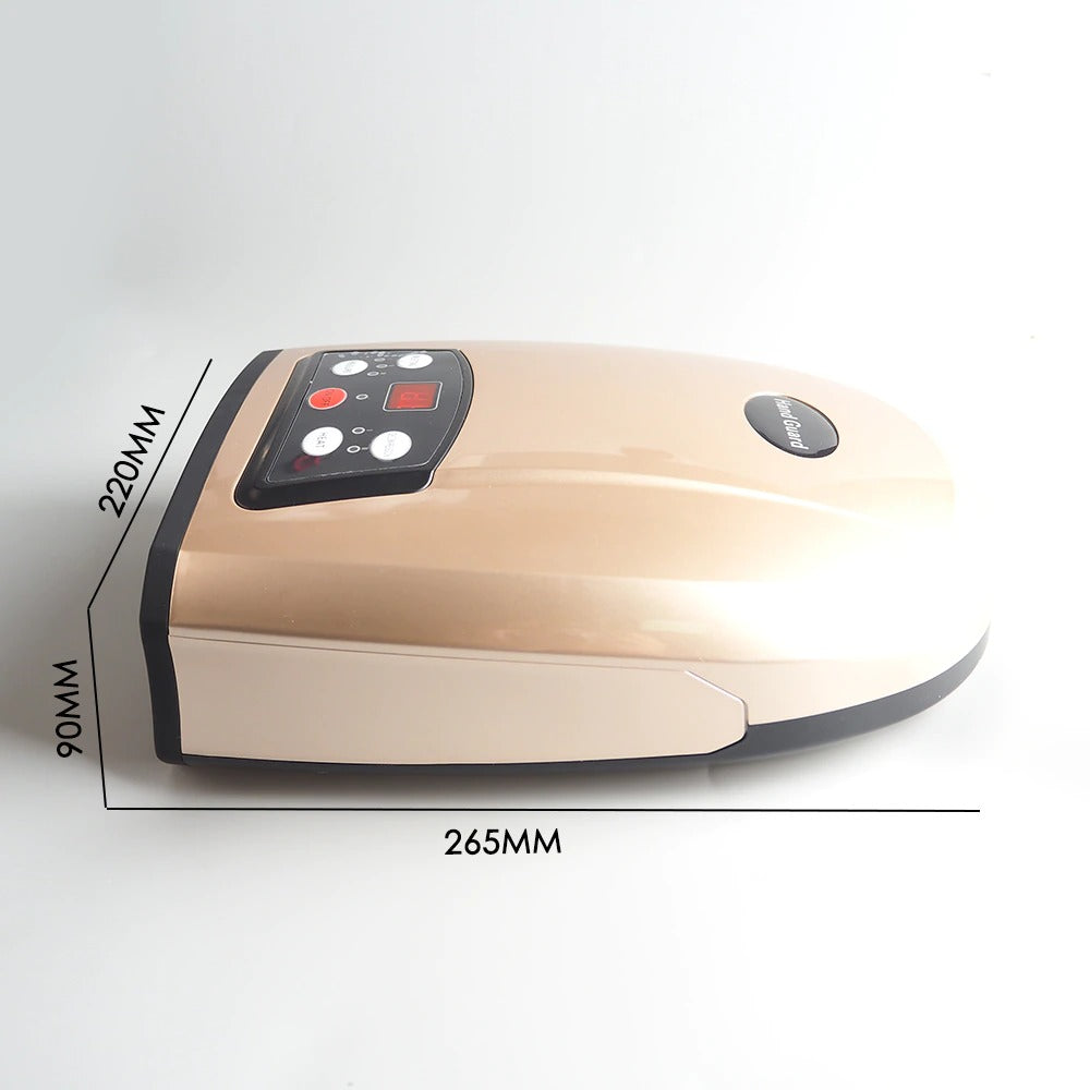 Air Compression Hand Massager with Dual Power Options and Universal Voltage, Portable Design
