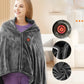 Heated Shawl with Three Temperature Settings and Zipper Closure, Machine Washable