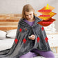 Heated Shawl with Three Temperature Settings and Zipper Closure, Machine Washable