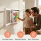 Rotating Artwork Display Frame with Magnetic Latch and 150-Sheet Storage
