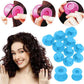 Heat-Free Silicone Hair Curlers with Medical Grade Material, Set of 10