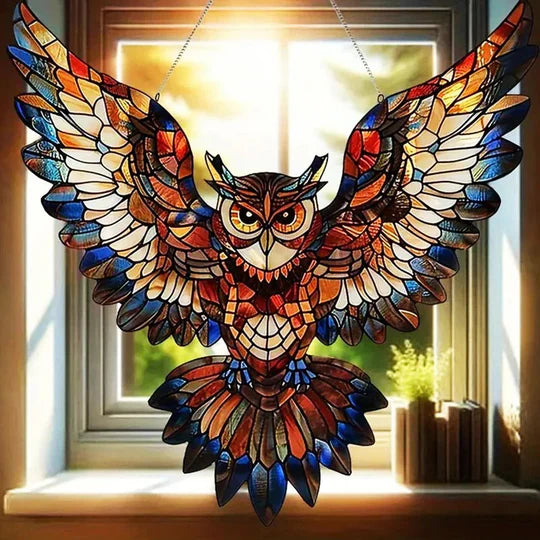 Hummingbird Suncatcher Decorative Multicolor Window Hanging