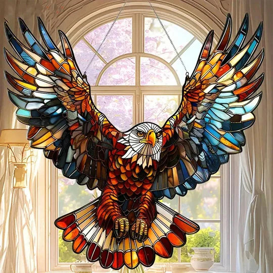 Hummingbird Suncatcher Decorative Multicolor Window Hanging