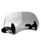 Clear Windshield Extension Panel with Adjustable Clamp Mounting for Motorcycles