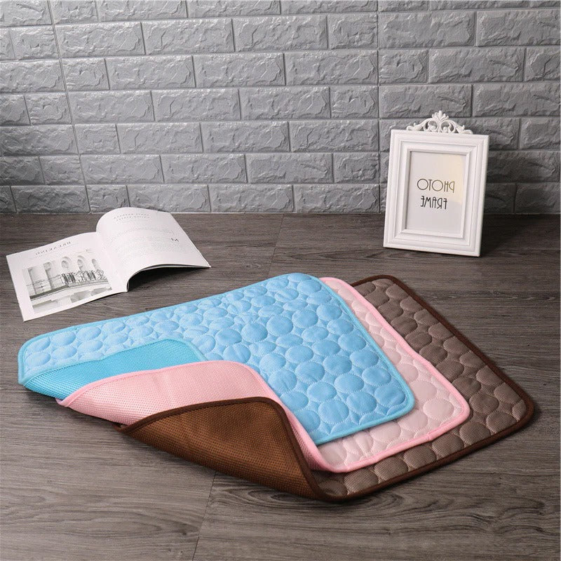 Pressure Activated Cooling Pad with Foldable Design and Machine Washable Surface