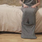 Wearable Swaddle Blanket for Adults with Breathable Knit and Adjustable Fastenings
