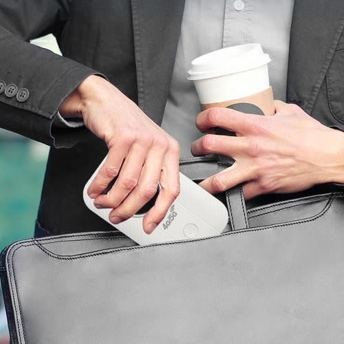 Portable 5G Mobile Hotspot with 150 Mbps Speed and USB Power, Travel Pouch Included