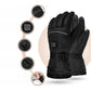 Touchscreen Heated Gloves with Three Heat Modes and Wind-Resistant Shell