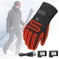 Touchscreen Heated Gloves with Three Heat Modes and Wind-Resistant Shell