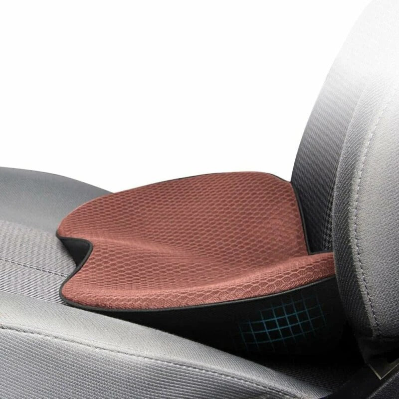 Memory Foam Seat Cushion with 3.5-Inch Lift and Pressure-Reducing Contour, Removable Cover