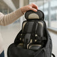 Portable Child Travel Seat with Five-Point Harness and Foldable Design, Ages 1-14