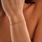 Love Knot Bracelet with Adjustable Closure and Metal Finish Options