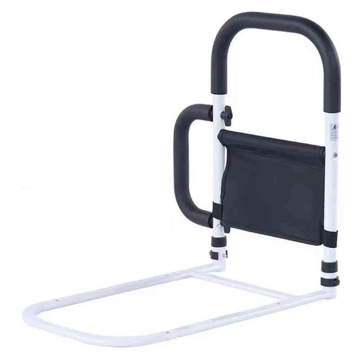 Bedside Assist Handle with Foam Padded Grip and Reinforced Steel Frame, Toolless Setup