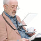 Flexible Neck Magnifier with Adjustable Clamp and Large 3.93 in Lens, 2-3x Optical