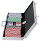 500 Piece Poker Chips Set with Case for Texas Holdem
