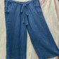 Women's Two Piece Set with Geometric Print and High Waist Wide Leg Pants