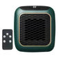 Plug-In Electric Heater with Ceramic Element and LED Thermostat, 800W Compact