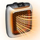 Plug-In Electric Heater with Ceramic Element and LED Thermostat, 800W Compact