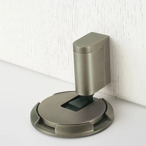 Door Stopper for Heavy Doors with Adhesive and Screw Mount, Adjustable to 0.98 Inches