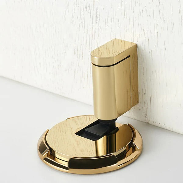 Door Stopper for Heavy Doors with Adhesive and Screw Mount, Adjustable to 0.98 Inches