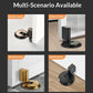 Adjustable Door Stopper with Locking Grip and Dual Mounting, Zinc Alloy
