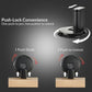 Door Stopper for Heavy Doors with Adhesive and Screw Mount, Adjustable to 0.98 Inches